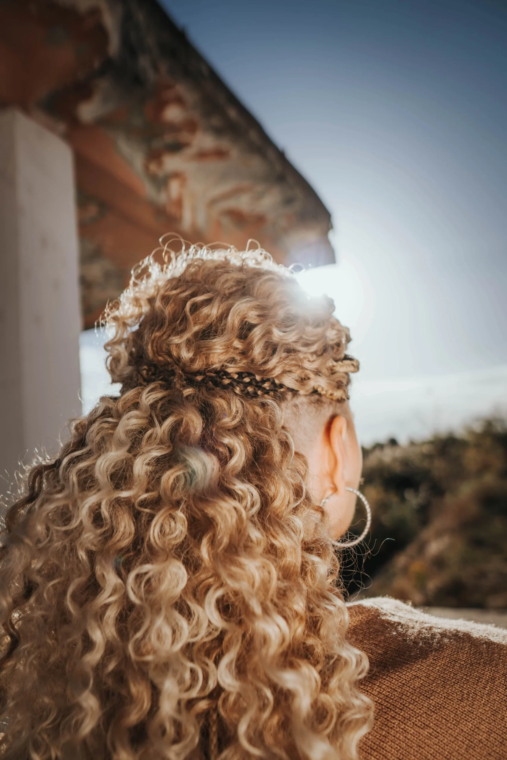 braids in the sun